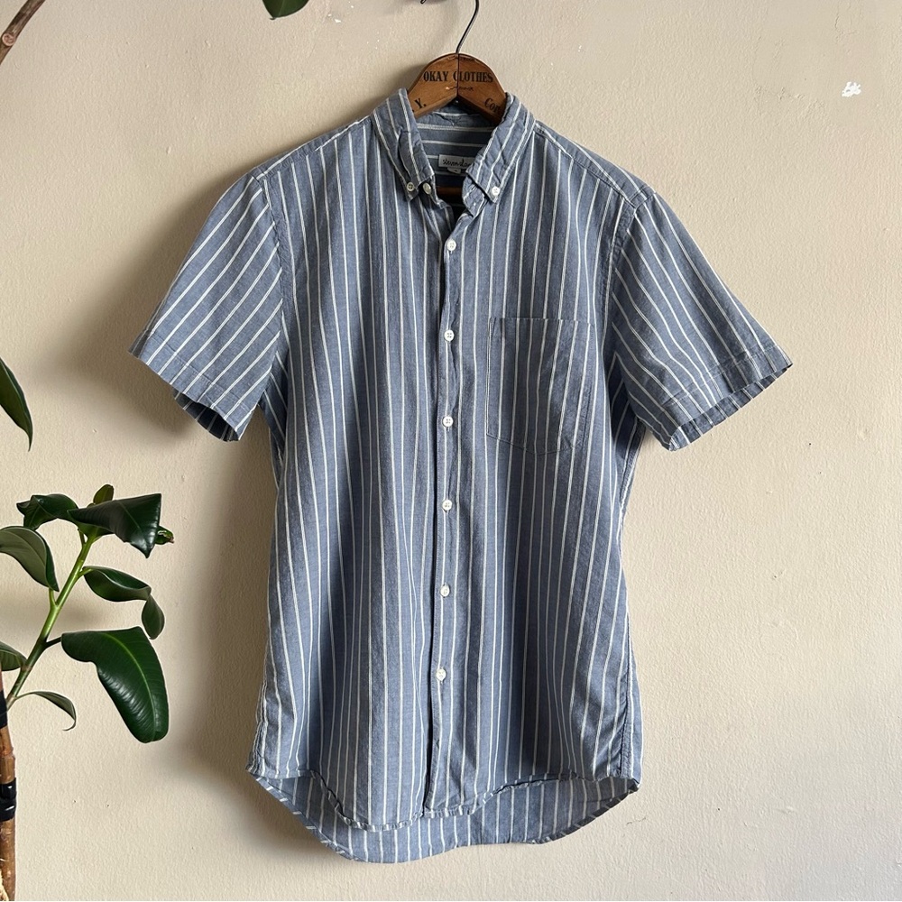 Steven Alan Pinstriped Cotton Shirt